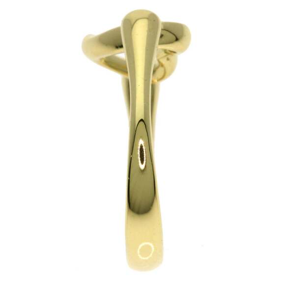 TIFFANY 18k Gold Diamond Heart Ring - Picture 3 of 8